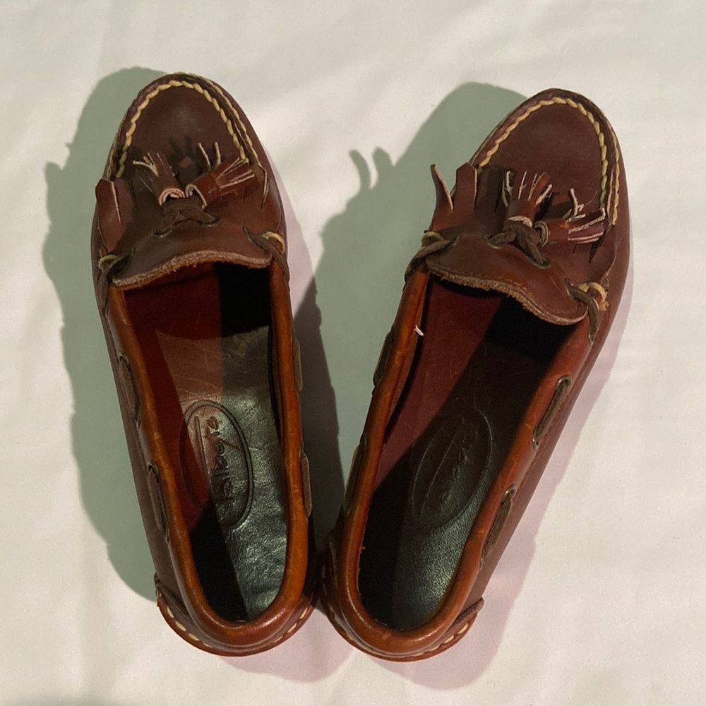 Talbots Leather Moccasin Loafers